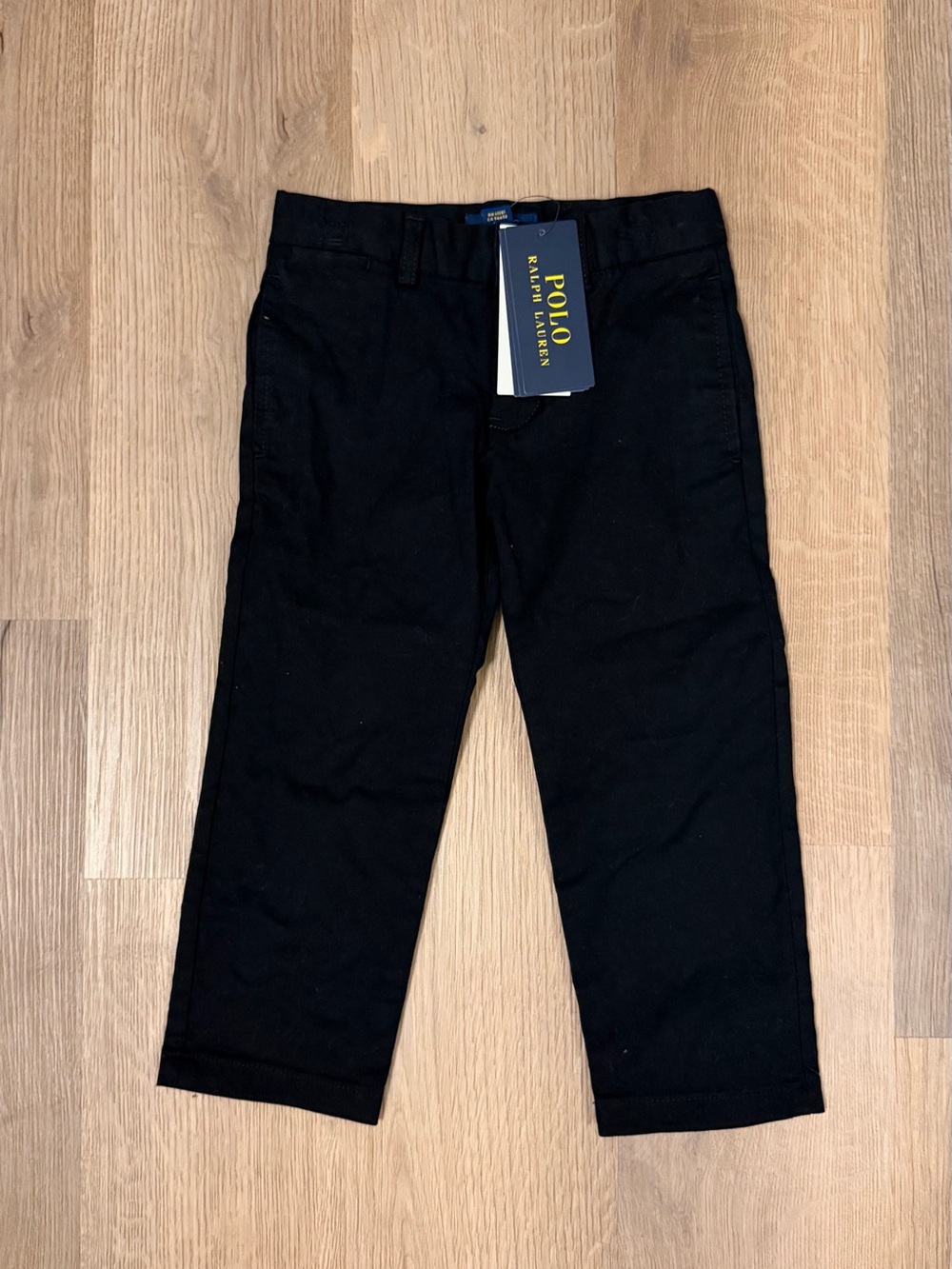 Polo Ralph Lauren Toddler Boys Black Chino Pants 2/2T NWT - Picture 2 of 11